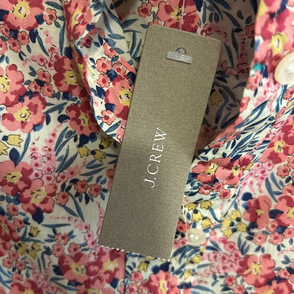 *NWT* Floral J.Crew Blouse - Picture 3 of 9